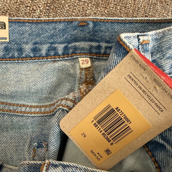 ❣️🆕Levi's Cotton Iconic Side-Slit Maxi Denim Skirt❣️ - Picture 10 of 12